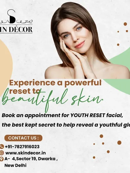 The Youth Reset facial is designed for anyone looking to turn back the clock on their skin. It's a powerful, targeted treatment that helps reveal a more youthful, firm, and radiant complexion.
