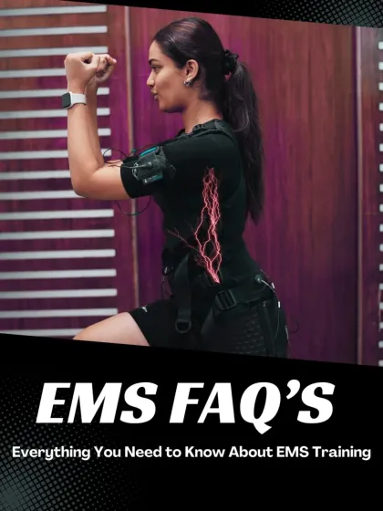 Here is a quick guide to everything you need to know about EMS training. We answer all the frequently asked questions to help you understand this innovative workout.