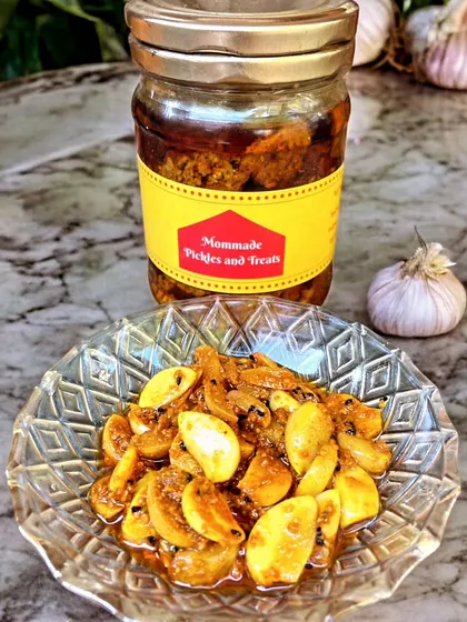 My Lehsun ka Achaar is a true delight for anyone who loves garlic. I use fresh, whole cloves of garlic and a blend of aromatic spices to create this bold and flavourful pickle. It is perfect with hot parathas or simple dal chawal.