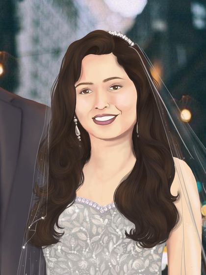 Rachita Burjupati - Custom Portraits & Illustrations Illustrated Wedding Invitations photo 19