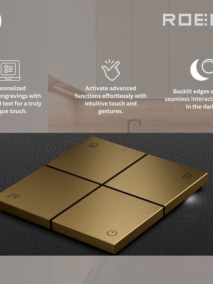 The ION keypad offers personalized custom engravings with icons and text, intuitive gesture controls, and backlit edges for seamless interaction, even in the dark.