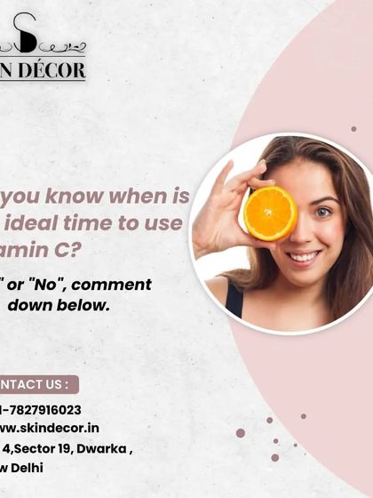 Do you know the ideal time to use Vitamin C serum? I recommend applying it in the morning, right before your sunscreen. This allows its antioxidant properties to help protect your skin from environmental damage throughout the day.