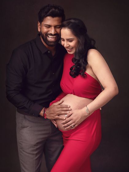 Pure laughter and joy. My goal is to make you feel so comfortable that we capture real, candid moments like this one.