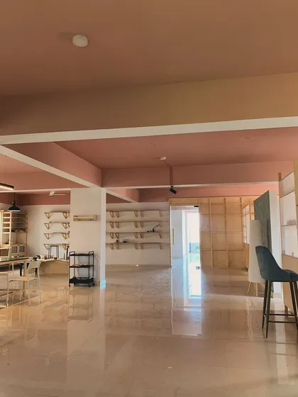 The full view of our studio, a dream that started on a small terrace and grew into this beautiful creative hub.