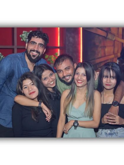 A tight-knit group enjoying the final nights of my residency. These are the bonds that make the nightlife community feel like a family.