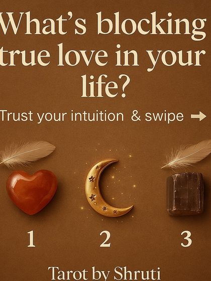 This reading helps identify what might be blocking true love in your life. It could be lingering heartbreak, a fear of vulnerability, or simply a matter of divine timing clearing the path for the right person.