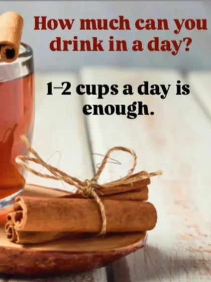 How much cinnamon tea can you drink in a day? While it's healthy, moderation is key. 1-2 cups a day is enough to get the benefits without overdoing it, as cinnamon contains a compound called coumarin.