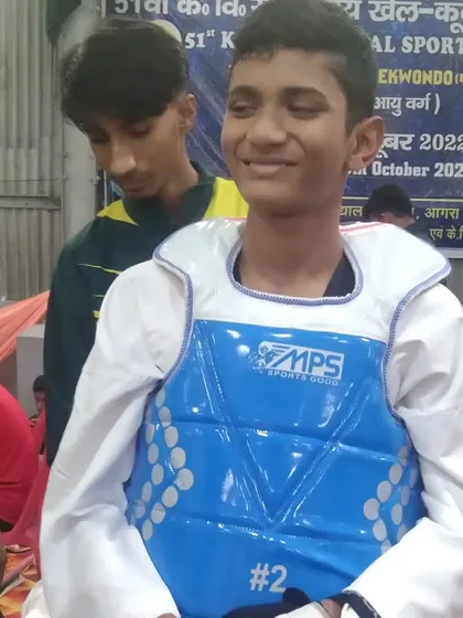 My student, happy and relaxed after a tough competition. It's important to enjoy the journey.