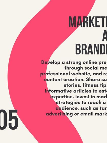 A strong online presence and smart marketing are essential for scaling your personal training business.