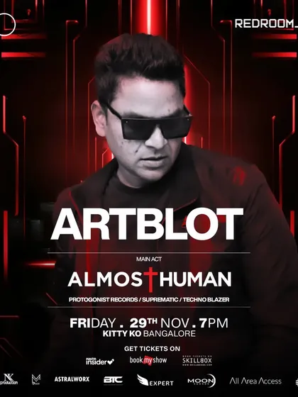 My personalized poster for the night with Almost Human at Kitty Ko. Being a main support for an artist of his caliber is always a highlight.