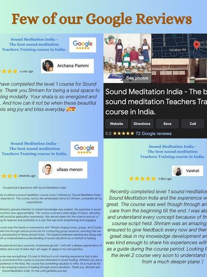 Kalariyogi Shriram - Sound Meditation Teacher Training Course Information & Upcoming Events photo 39