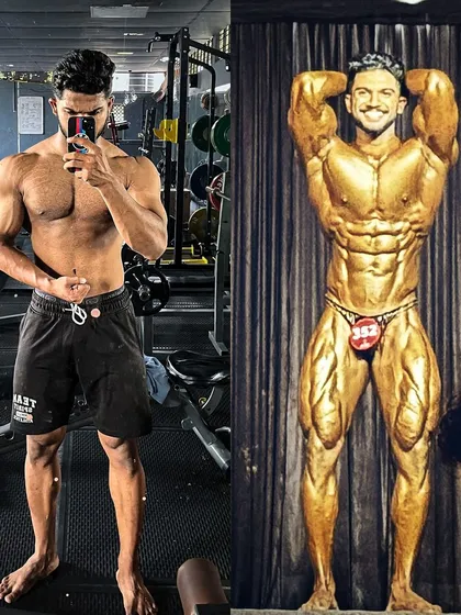 This is what a six month journey of disciplined contest preparation looks like. I guided this athlete from his initial physique on the left to a stage-winning condition on the right. My mentorship covers everything from a structured diet and training plan to posing, ensuring you are ready to compete at your best.