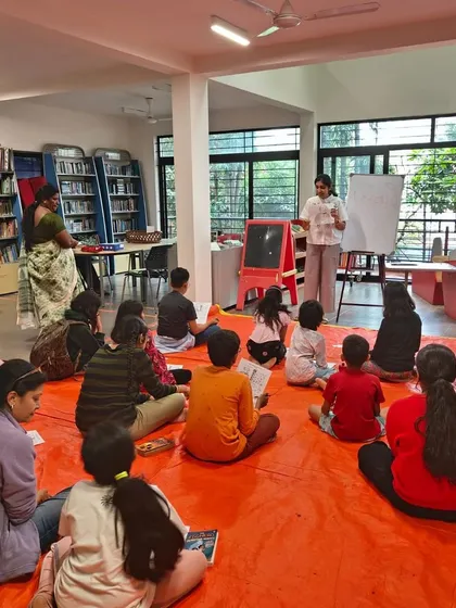 What an EGG-cellent time we had with author Pika Nani and 'The Egghead Detective Agency'. The session was packed with brain-scrambling puzzles and activities that honed everyone's analytical skills.