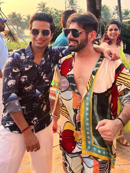 Making memories in Goa. Destination weddings are special because everyone is in a relaxed, celebratory mood, and the energy is always incredible.