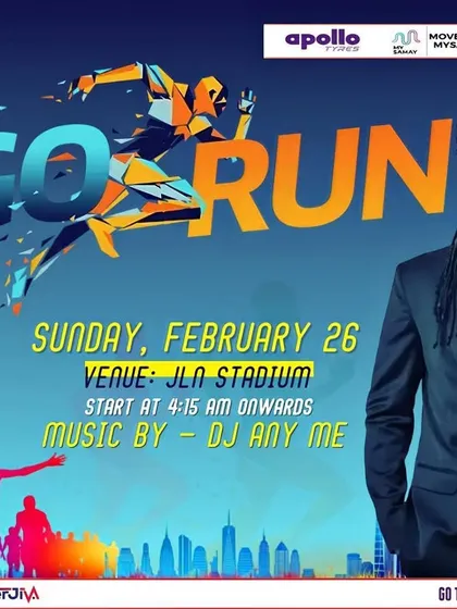 I was the official DJ for the Apollo Tyres New Delhi Marathon, providing groovy music for the runners from 4:15 AM. This shows my ability to work with major brands and energize unconventional events.