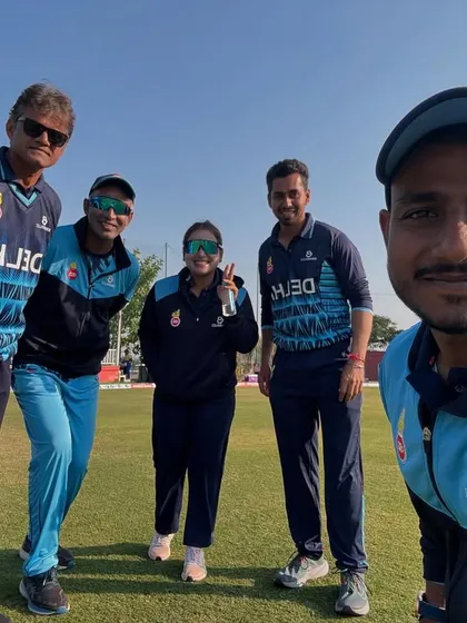 Another selfie with the coaching staff and players. We are a team, on and off the field.