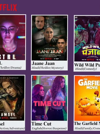 Thrillers, action, and family-friendly movies are all streaming on Netflix. Pick your favorite and enjoy the show.