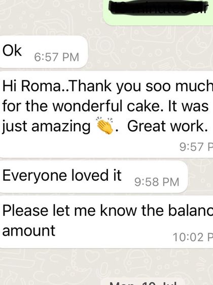 "Thank you soo much for the wonderful cake. It was just amazing." I love hearing that everyone at the party enjoyed the jungle-themed cake.