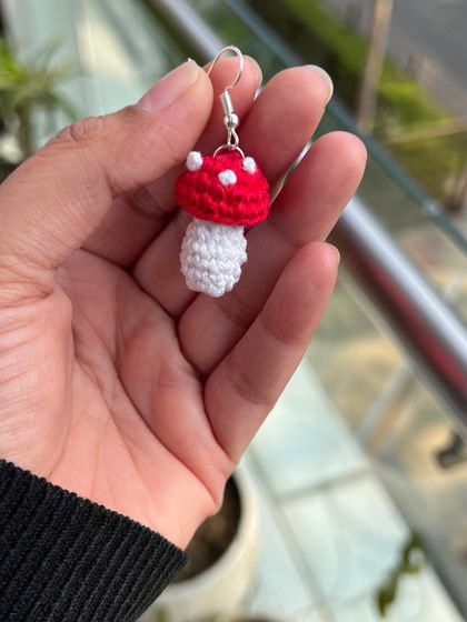 How cute do these mushroom earrings look? This was one of the first quirky designs I made that my mom went crazy for!