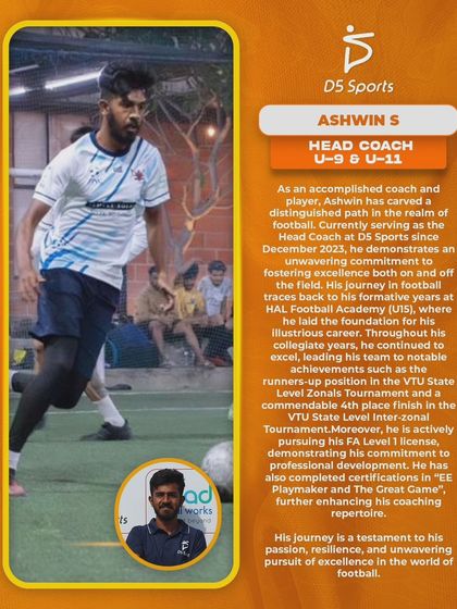 D5 Sports - Youth Sports Leagues & Academies Meet the Mentors: Our Expert Team & Coaches photo 29