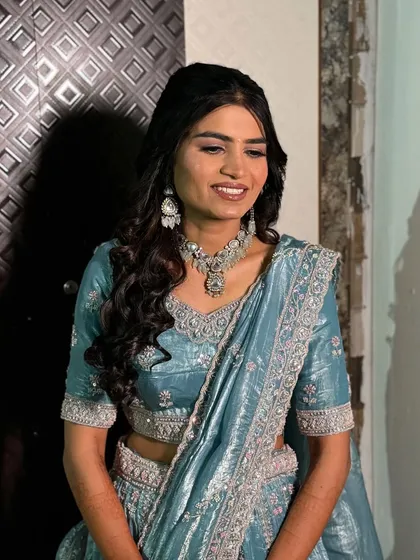 The happiness of our engagement bride shines through. Her makeup is natural and radiant, letting her be the star of the show.