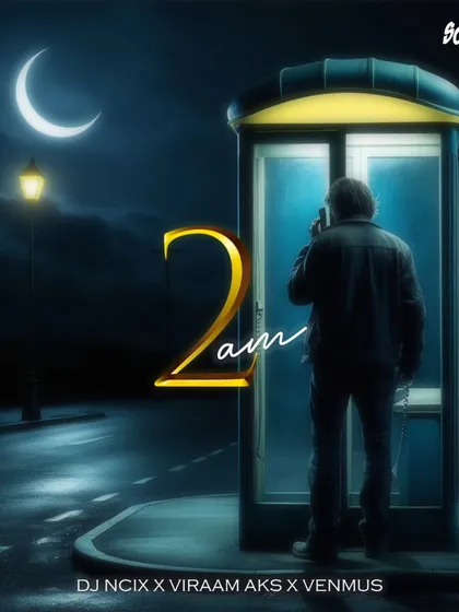 The official poster for my track '2 AM'. The artwork creates a specific mood, hinting at the song's late night, introspective vibe.