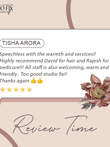 "Speechless with the warmth and services." We're so happy to hear that our clients feel welcomed and cared for by our staff.