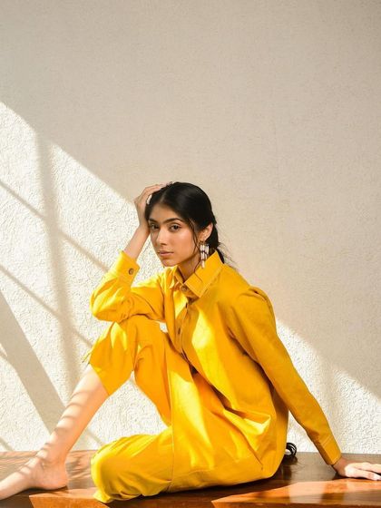 A sun-drenched shot for designer Shipra Shroff. We used natural light effects and simple, elegant posing to create a warm, summery feel for this apparel shoot.