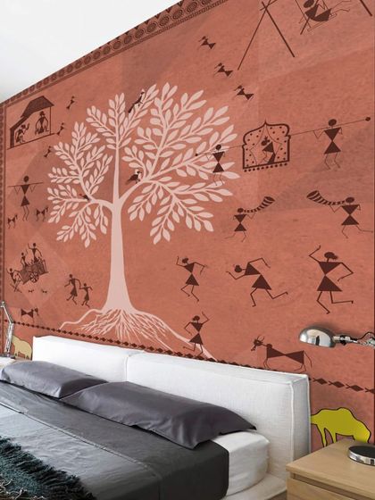 Best of Bharat - Custom Wallpaper & Installation Traditional & Cultural Designs photo 29