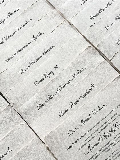 Quill on Paper - Bespoke Calligraphy & Design Corporate & Brand Collaborations photo 24