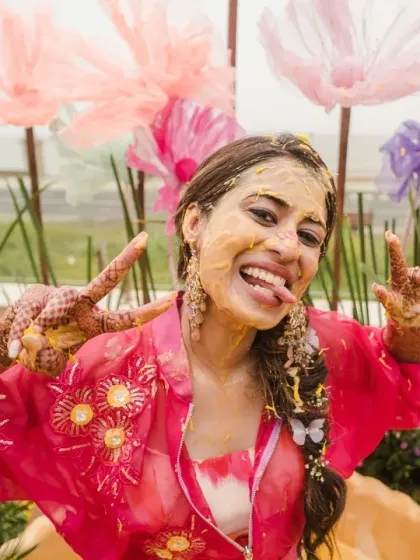 WhatKnot - Wedding Photography & Videography The Haldi Edit: Colours, Chaos & Laughter photo 23