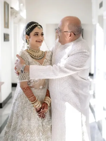The look of pride and love in a father's eyes as he looks at his daughter, the bride. A truly priceless moment.
