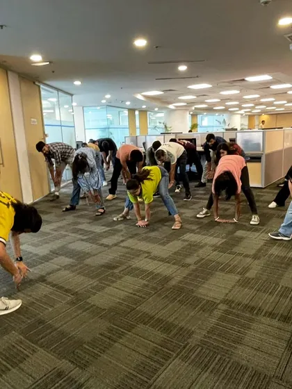 A proper cool-down is just as important as the dance itself. We always end our sessions with stretches to relax the muscles and wind down after an energetic workout.