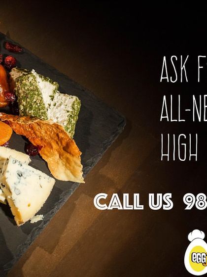 Ask about my all-new high-tea menu, which includes options like this gourmet cheese board. I pair a selection of fine cheeses with crackers, fruit preserves, and dried fruits for a sophisticated touch.