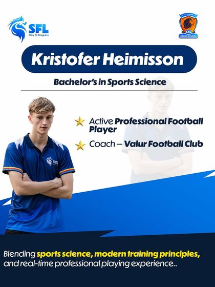 Meet Kristofer Heimisson, a professional player and coach with a degree in Sports Science. He brings modern training principles and real time playing experience to our development framework.