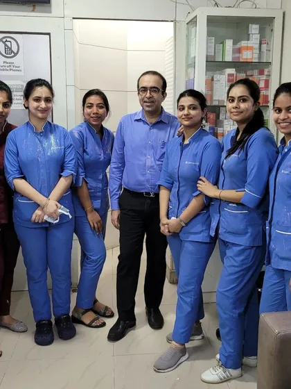 This is my dedicated team at Dermaworld Skin and Hair Clinics. We work together to provide a professional, supportive, and welcoming environment for all our patients. A successful treatment journey is a team effort, and we are all committed to helping you achieve your skin and hair health goals.