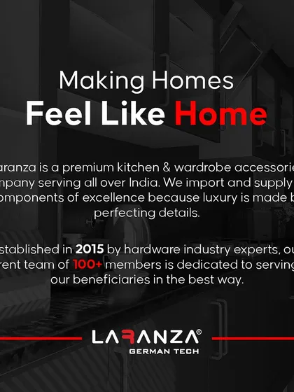 I supply the components of excellence because luxury is made by perfecting details. I serve all over India with premium kitchen and wardrobe accessories.