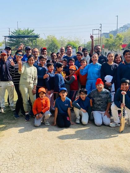 The entire TUG family, players, coaches, and parents, celebrating together. These are the happy moments we cherish.