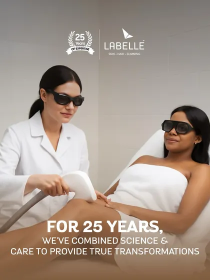 For 25 years, our mission has been to blend science and care for true transformations. This image captures our commitment, showing a client comfortably receiving a leg treatment with our advanced laser technology, ensuring both safety and effectiveness.
