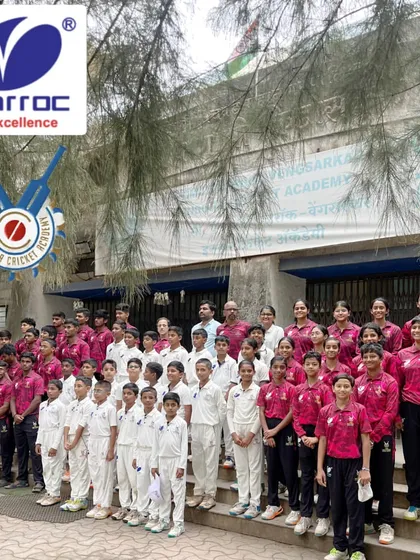A group photograph of our young male and female cricketers on Independence Day, united in their love for the country and the sport.