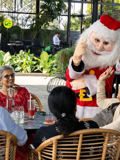 Even Santa stops by for our Christmas Carnival! It’s a joy to see guests of all ages getting into the festive spirit.