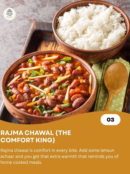 Rajma chawal is comfort in every bite. Add some of our Lehsun Achaar, and you get that extra warmth that reminds you of home-cooked meals.