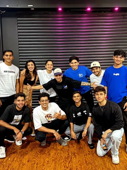 It's all about the people. This is our crew after an intense and amazing workshop with Himanshu Dulani. The smiles and energy say it all. We build bonds and create a real dance family here.