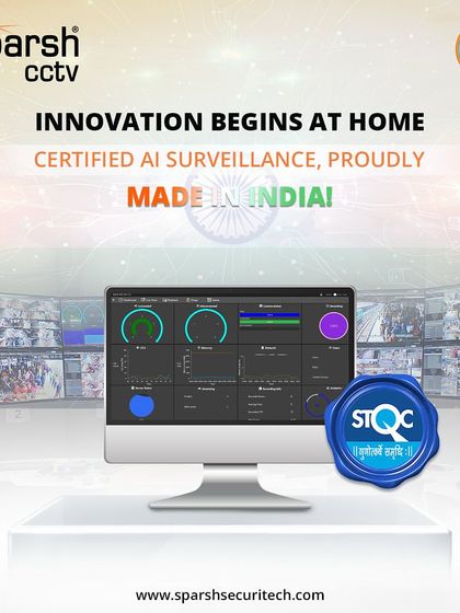 Innovation begins at home. My certified AI surveillance software, including advanced video analytics, is proudly Made in India and STQC-certified, driving the vision of an Atmanirbhar Bharat with homegrown technology.