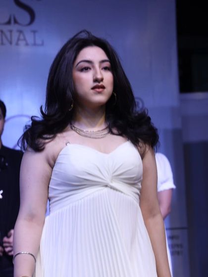 Another beautiful model look from the Beautech Expo runway show.