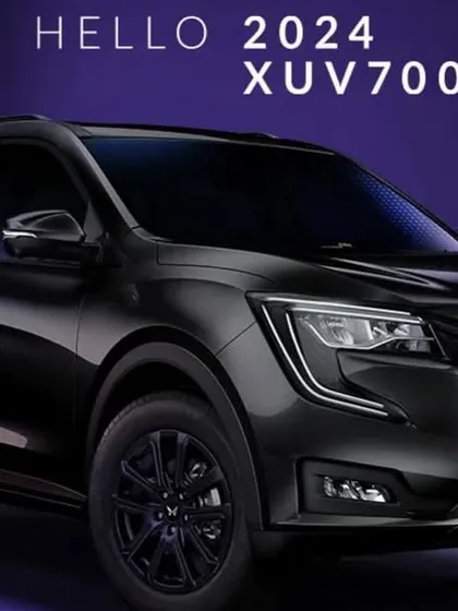 The official launch creative for the 2024 Mahindra XUV700, combining my studio photography with brand graphics for a complete advertisement.