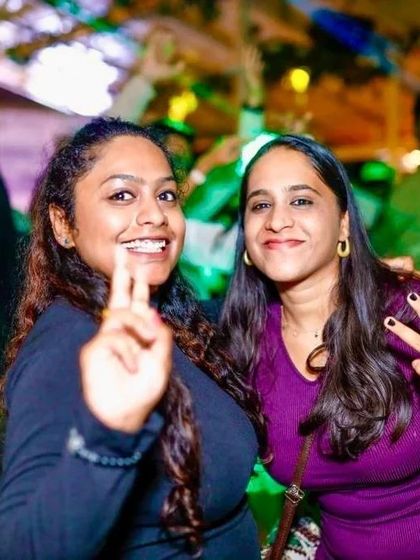 Friends making memories at one of my gigs. That's what a great night out is all about.