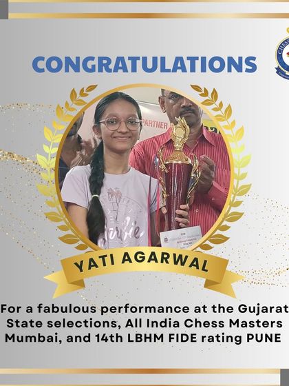 Yati Agarwal is celebrated for her fabulous, consistent performances across multiple high-level tournaments in Gujarat, Mumbai, and Pune.