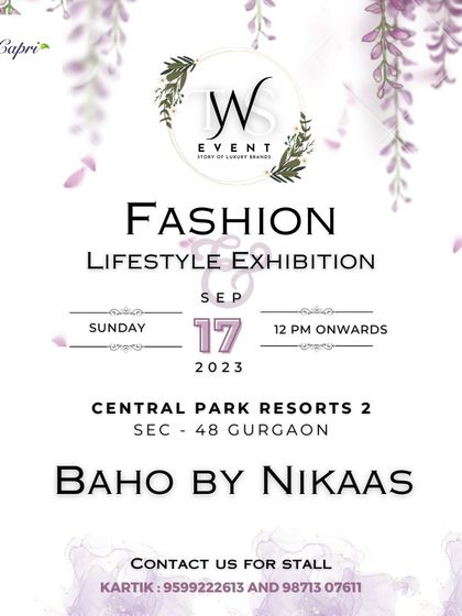 An event poster featuring the gourmet bread brand 'Baho by Nikaas'.