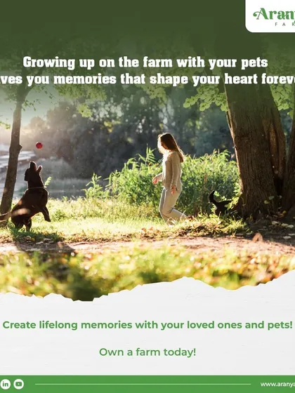 Growing up on the farm with your pets creates memories that shape your heart forever. I design my communities to be a haven where you can create lifelong memories with all your loved ones, including furry ones.